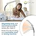 OttLite Standing Floor Lamp with Adjustable Neck, Craft Plus - 24w Gooseneck Floor Lamp for Bright Natural Daylight - Modern Home Decor, for Living Room, Sewing, Reading, Bedroom & Office