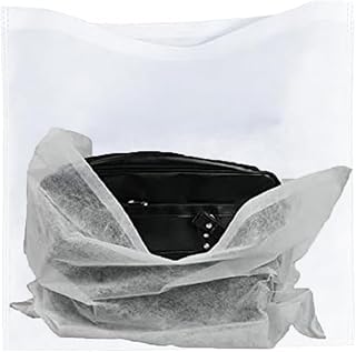 不織布 袋 10枚セット35×40cm ラッピング 収納袋 保護袋 カバン保管袋 ホコリよけ キズ防止 旅行 出張 軽量 (10枚組 约34*39cm)