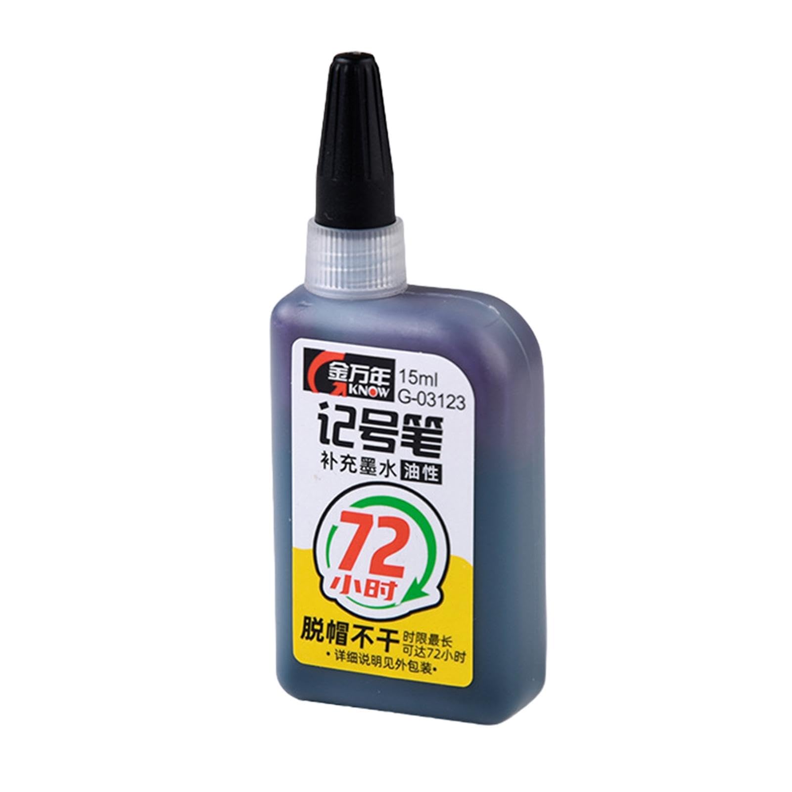 Refill Ink for Marker,Permanent Marker Ink Super Color Refill Ink | Oil-Based Waterproof Craft Supplies Multicolor Marker Accessories for Woodworking