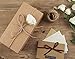 MESHA Gift Boxes 9x4.5x4.5'' Rustic Kraft Gift Boxes with Lids, 100 Pcs, Bridesmaid Proposal Box, Godmother, Groomsmen Proposal Box, Gift Boxes for Presents, Wedding, Birthday, Party Favor