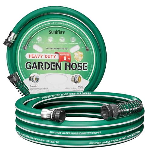 Tuyau d'arrosage PVC vert 15,2 m robuste flexible de 1,6 cm - 2