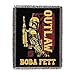Northwest Star Wars - Book of Boba Fett Woven Tapestry Throw Blanket, 48