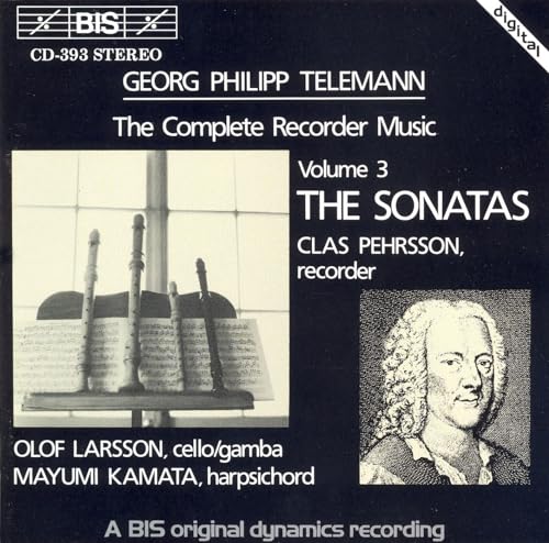 Play Telemann: Complete Recorder Music, Vol. 3 by Clas Pehrsson, Olof ...