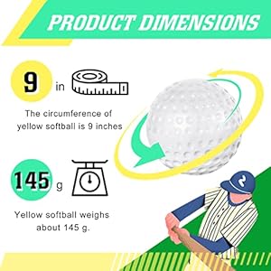 Deekin 24 PCS Pitching Machine Softballs, Dimpled Softballs, Practice Foam Sport Pitching Machine Game Ball for Indoor Outdoor Practice, 2 Dozen Deekin 24 PCS Pitching Machine Softballs Dimpled Softballs Practice Foam Sport Pitching Machine Game Ball for Indoor Outdoor Practice 2 Dozen