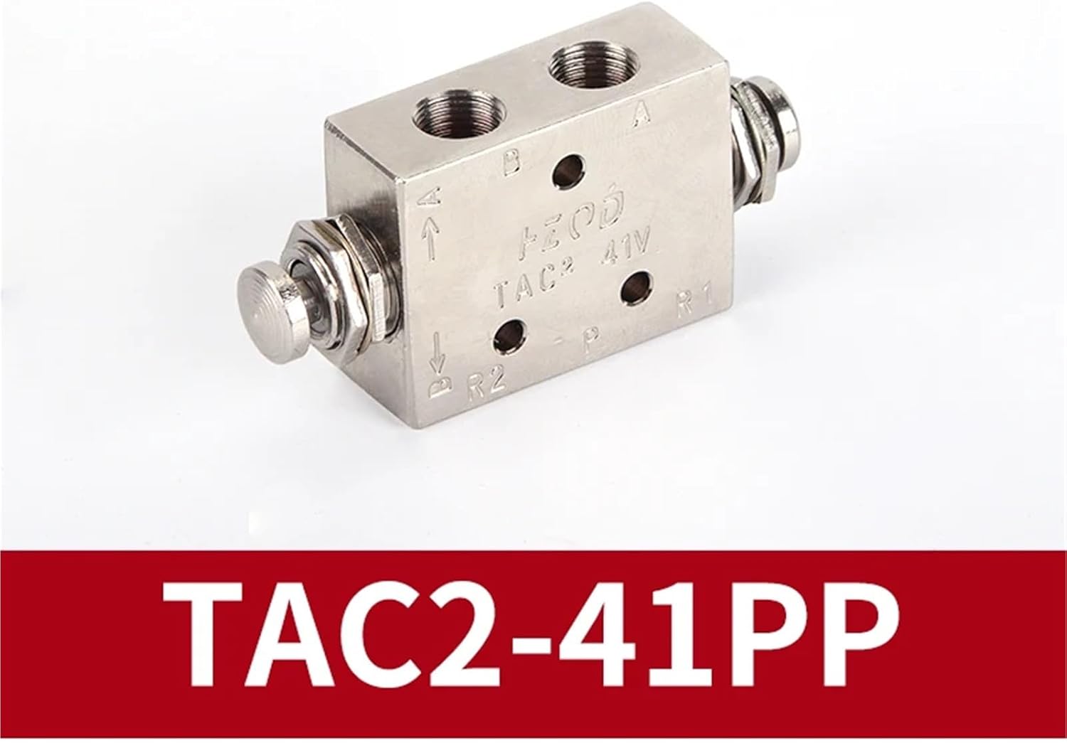Air Pneumatic Mechanical Valve, Toggle Button Switch TAC2-41V 31V 41P 31P 41PP TAC-4V 4P 3P 3V TV-3S, 1pc(TAC2-41PP)