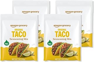 Amazon Brand - Happy Belly Taco Seasoning Mix, 1 ounce (Pack of 4)