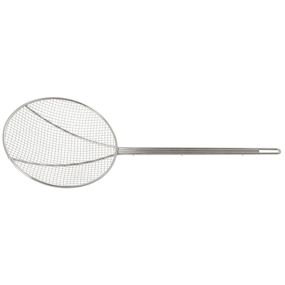 Browne 9" Nickel Plated Spiral Wire Skimmer by Browne Foodservice – Nickel, Silver, Model 1309TSW