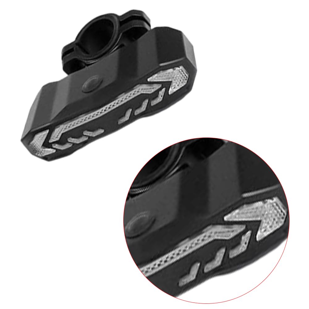 Riloer Tylne światło rowerowe LED, 1 opakowanie, ładowanie USB tylne światła rowerowe, światło ostrzegawcze, wodoodporne tylne światło rowerowe