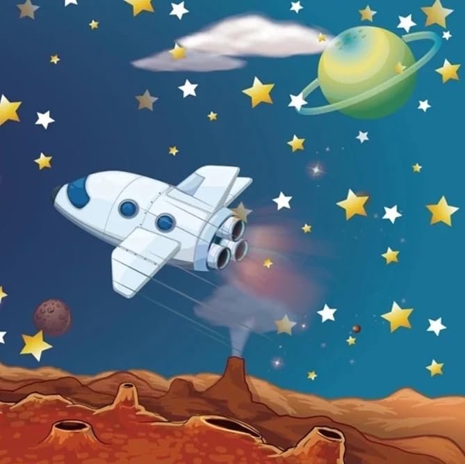 Fresque murale nuit étoilée pour accompagner les plus doux rêves de votre bébé - 3