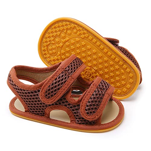 Image of RVROVIC Baby Boys Girls Sandals Premium Soft Anti-Slip Rubber Sole Infant Summer Outdoor Shoes Toddler First Walkers