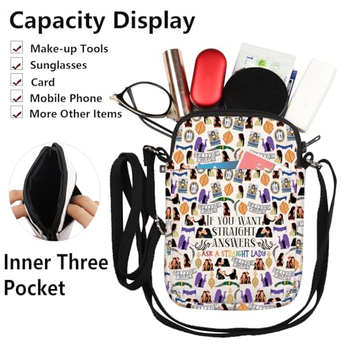 G2TUP Mystery Witch Crossbody Bag Witches Purple Gifts Sigil Symbol Gift Welcome The Coven Down The Witches Road Shoulder Bag3