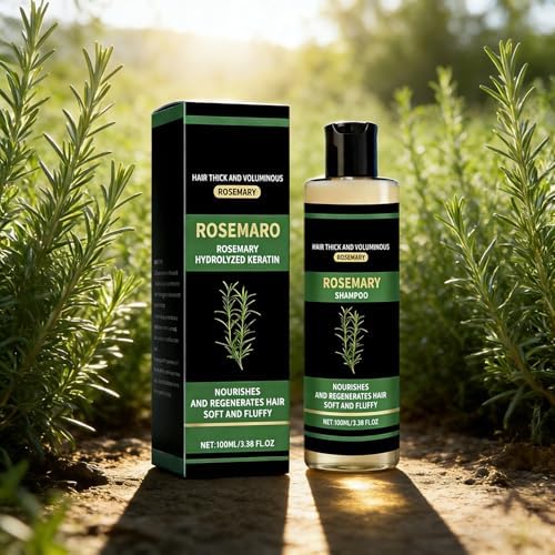2 PCS Rosemary Shampoo for Hair Thickening and Growth, Organic Thickening Shampoo for Men & Women, — view 6