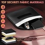 2 Pack Faraday Bags for Phone and Car Keys, Signal Blocking Key Pouch, Anti Theft Car Protection, Cell Phone Keyless Entry Fob Signal Blocking Pouch - Image 3