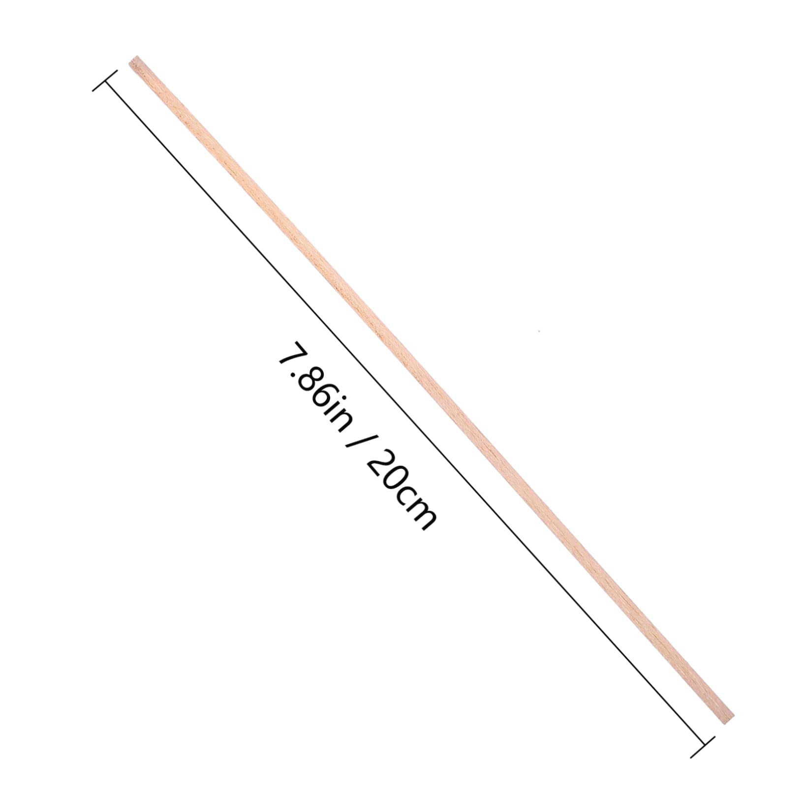 KOCKSHION 20Pcs Experimental Wood Sticks for Oxygen Combustion Lightweight Wood Rods for Classroom Laboratory Use Teaching for Science Experiments