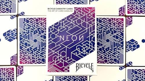 Murphy's Magic Supplies, Inc. Jeu de cartes Aurora bleu fluo en forme de vélo, excellent cadeau pour les collectionneurs de cartes