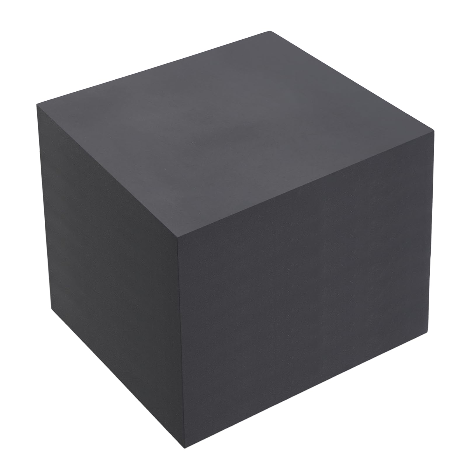 sourcing map Rubber Bench Block 4"x4"x4" Black Rubber Stamping Block Square Anti Vibration Pads for Jewelry Making Hammering Shaping Chasing Flattening Metals