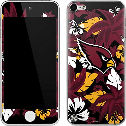 Skinit Decal MP3 Player Skin Compatible with iPod Touch (5th Gen&2012) - Officially Licensed NFL Arizona Cardinals Tropical Print Design