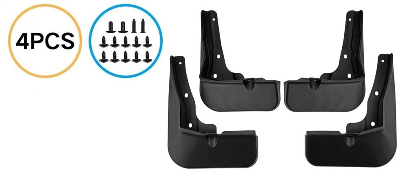 Bavettes Garde-Boue pour Hyundai pour Sonata 2024 Protection Anti-éclaboussures 4 Pièces Accessoires