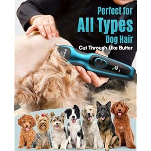oneisall Dog Clippers for Grooming Quiet Cordless Dog Clippers 2 Adjustable Speed Dog Grooming Clippers with Detachable Stainless Steel Blade Dog Grooming Kit for Dogs for Thick Coats oneisall Dog Clippers for Grooming Quiet Cordless Dog Clippers 2 Adjustable Speed Dog Grooming Clippers with Detachable Stainless Steel Blade Dog Grooming Kit for Dogs for Thick Coats