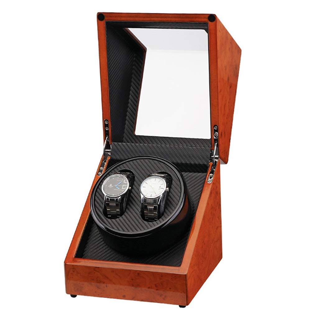 Estuche para 2 Relojes con Motor en Acabado Piano: Elegancia y Alta Precisión Automática