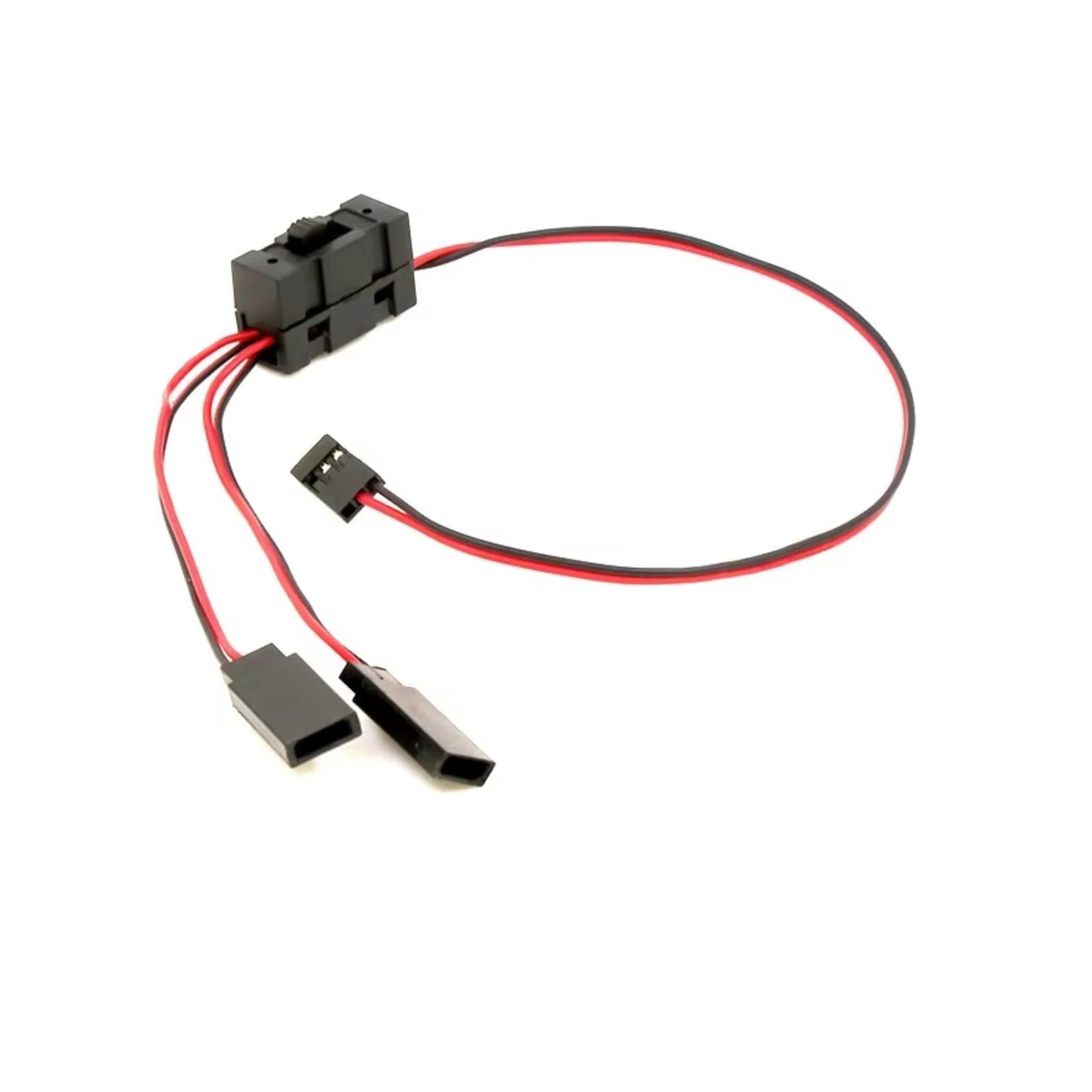 Accesorio De Coche RC para Futaba Jr Conector JST Cable Y del Receptor De Control Remoto con Interruptor De Encendido/Apagado para Piezas Y Mejoras De Vehículos De Orugas RC