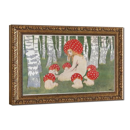 Toile Mother Mushroom Edward Okun cadre a suspendre salon chambre