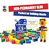 Le Glue Temporary Glue - Compatible with Legos - Non-Permanent Clear Adhesive for Plastic Building Blocks - No Messy Break-Ups - Non-Toxic Formula - Created for Kids, by a Kid