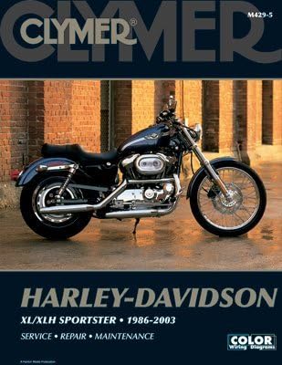 Clymer Manuals M4295; Harley Davidson Sportster Evol Motorcycle Repair Service Manual Made by Clymer Manuals