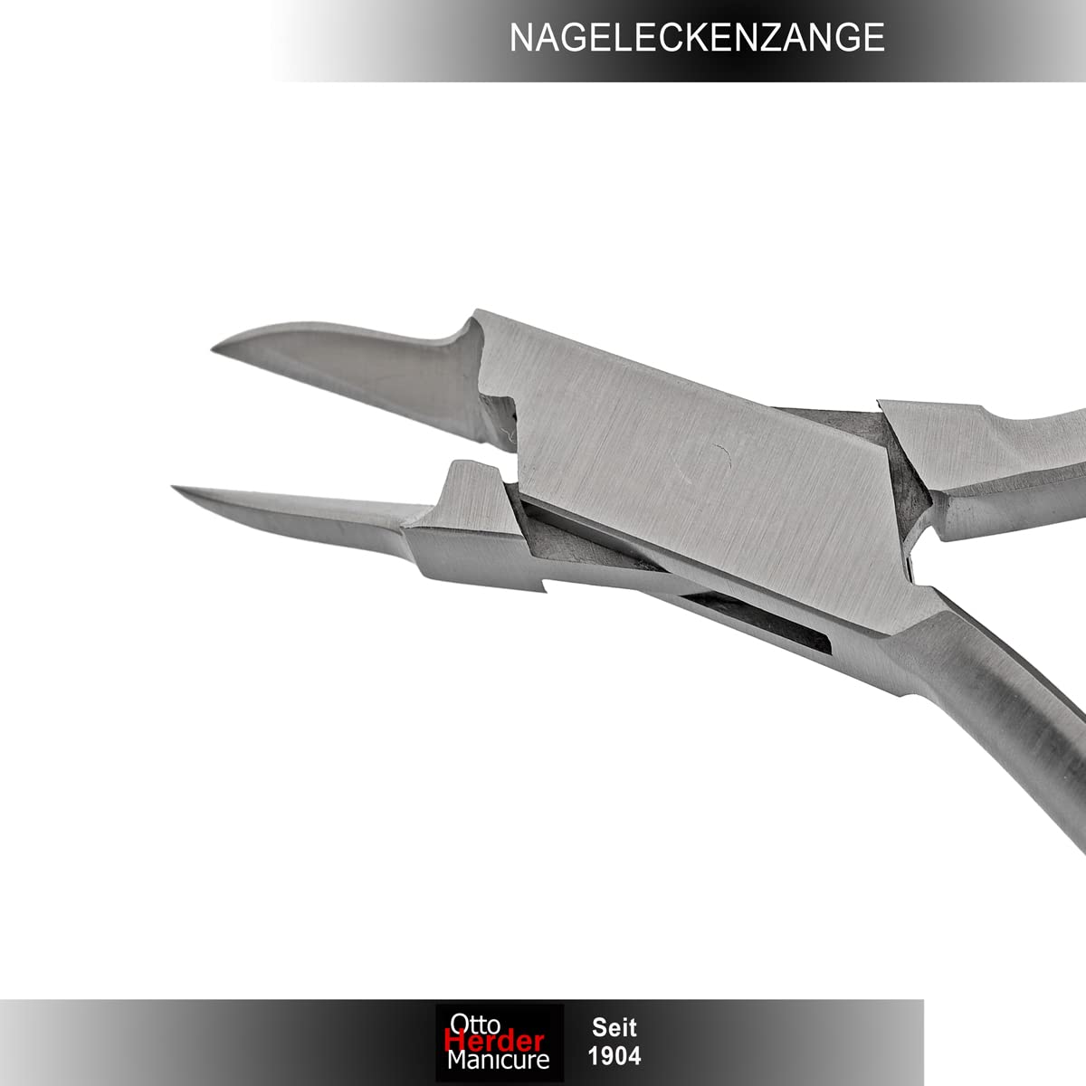 OTTO HERDER Pince à ongles pointue avec tranchant fin et fin pour les ongles incarnés 11,2 cm