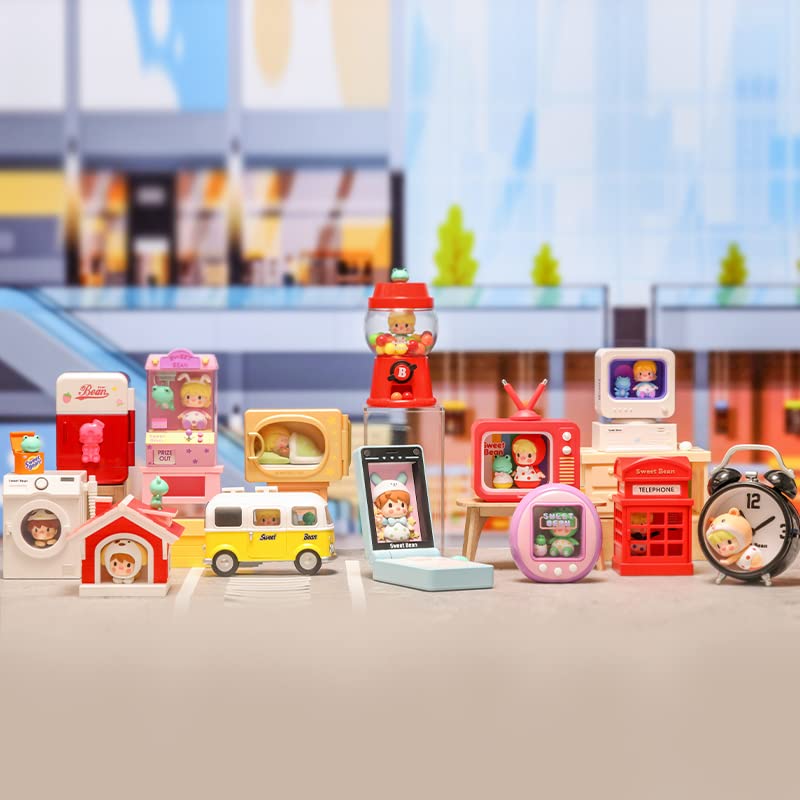 POPMART Sweet Bean I am Here！ ノーマルコンプリート POP MART Sweet Bean I am Here! 3PC Exclusive Action Figure Box Toy
