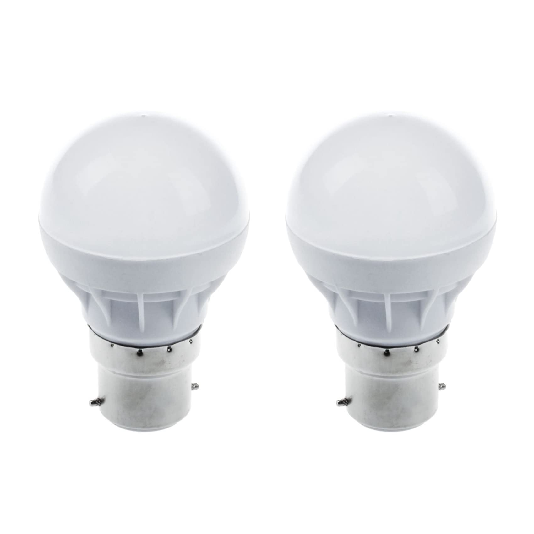 Venoal Light/White 2X B22 Save Led Bulb Lamp 220V 3W Cool New Imitate Ceramic