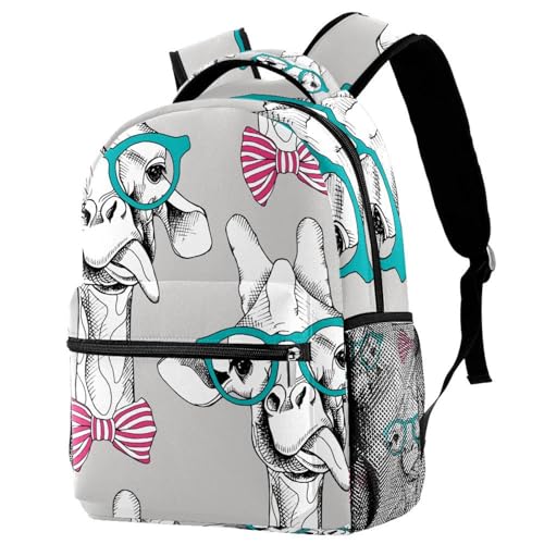 Sac à dos d'école alphabet étanche multicolore pour enfants et ordinateur femme