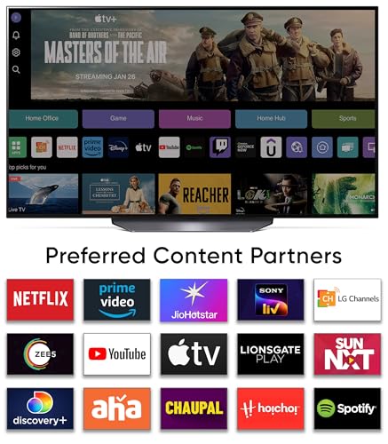 Image of LG 164 cm (65 inches) OLED B3 AI Series 4K Ultra HD (3840 x 2160) Smart webOS OLED TV 65B3PSA (Black)