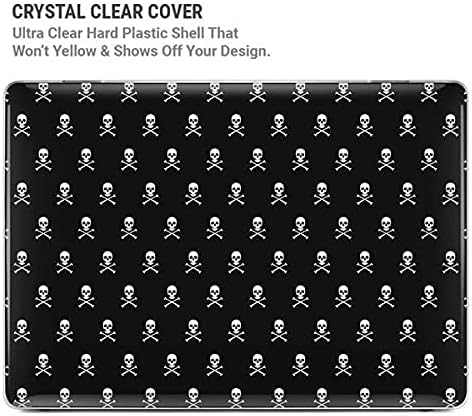Skinit Case + Skin Compatible with MacBook Air 13in M1 (2021) Originally Designed Skull and Crossbones (White) Design