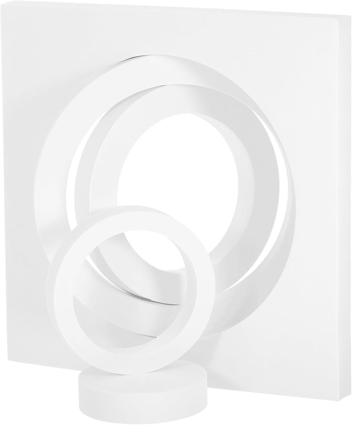 YOKIVE 1Set Photography Background Props Set, Hard Foam Photo Props | Geometric Cube for Photo Shoot (White, Round Combination)