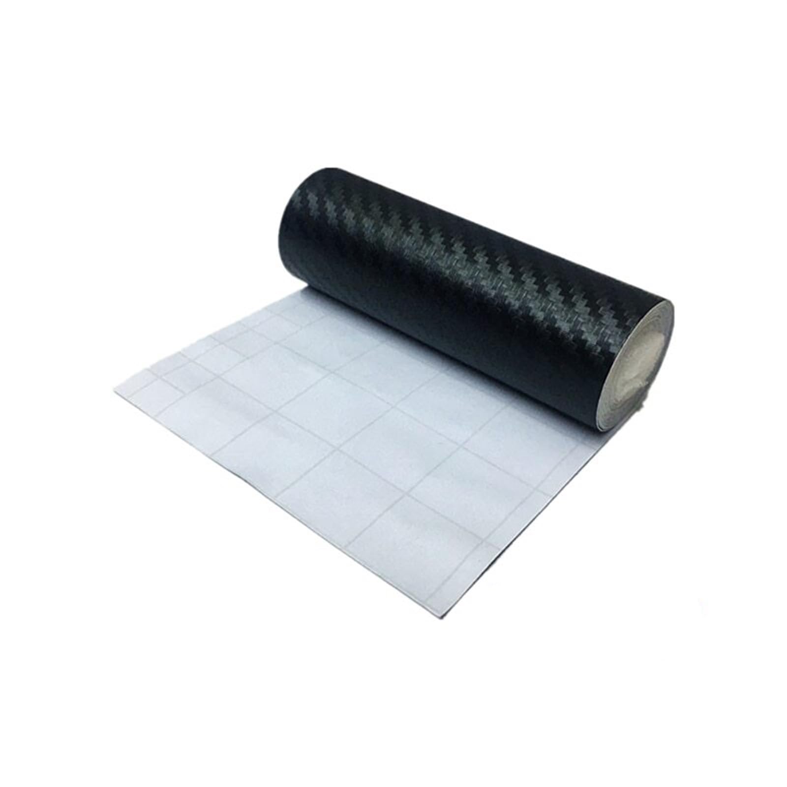 Tira Protectora de Parachoques Tira Adhesiva Protectora de Fibra Carbono 10 cm para Parachoques Coche, protección para umbral Puerta, Cinta Decorativa Antideslizante(10cmx100cm)