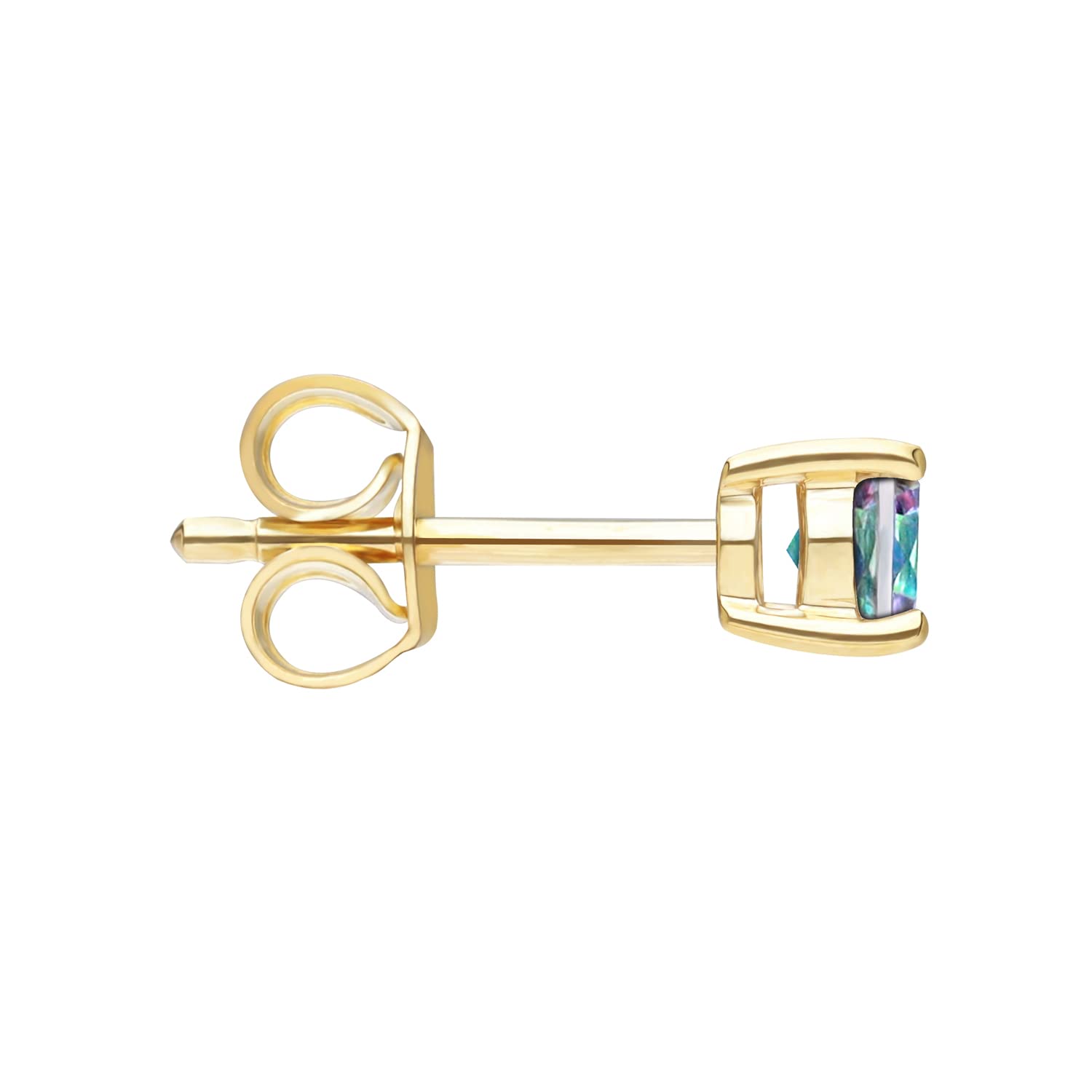 Ivy Gems 9ct Yellow Gold Small Four Claw Stud Earrings