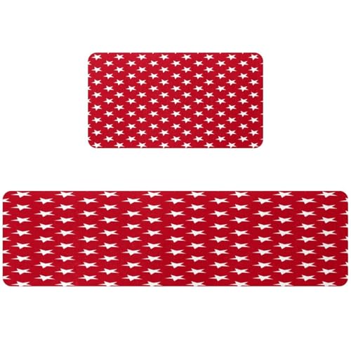 Tapete de cocina absorbente de 2 piezas para zonas de paso y lavandería 2