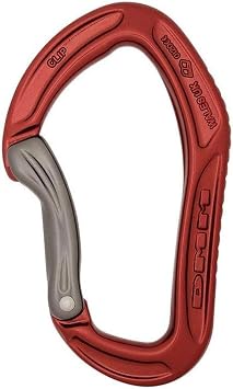 DMM, Alpha Carabiner - Bent Gate, Red, One Size