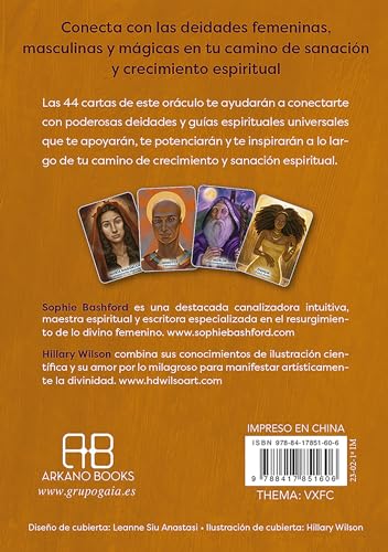 Oráculo Diosas y Dioses: Libro y 44 Cartas de Adivinación