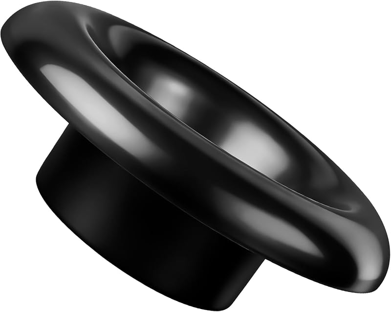 Adaptador velocity stack para admissão de ar AICARS em alumínio preto – 1 unidade