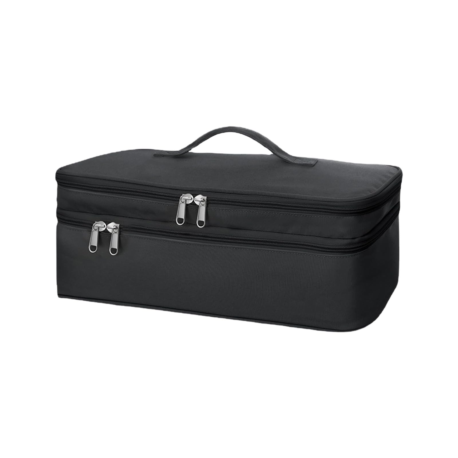 Tsophreniq Portable Compact Blow Dryer Carrying Case with Double Layer Compartments Thickened Protections Easy to Carry Portable Blow Dryer Organizers Bag
