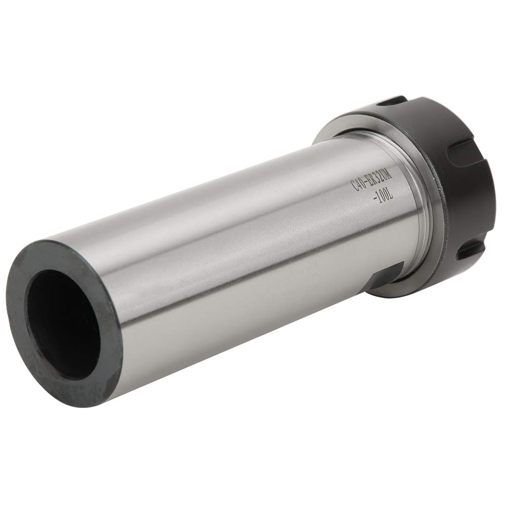 Pince C40 - ER32M - 100L, support de mandrin à tige droite CNC, support de mandrin à pince ER32 de haute précision de 0,01 mm pour fraiseuse, fabriqué en matériau 40CR durable