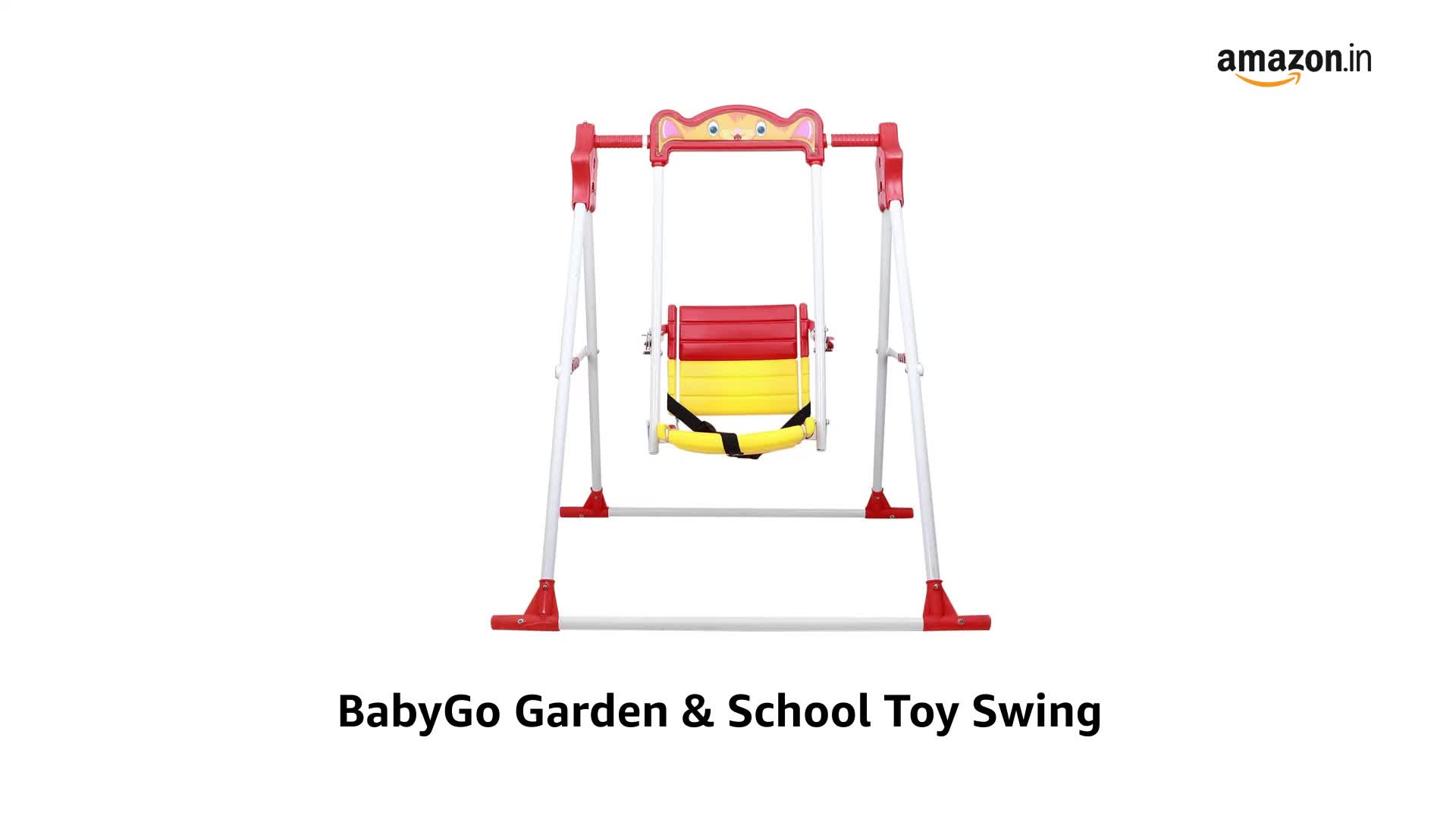 BabyGo Kids Swing for 1–5 Years | Heavy-Duty Metal Frame Baby