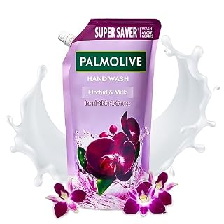 Palmolive Naturals Black Orchid & Milk Liquid Hand Wash, 750 ml Refill Pack | Delicate floral fragrance | Hydrating milky foam | Softens hands