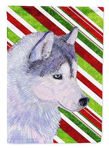 Drapeau Husky Sibérien cadeau idéal Noël extérieur