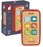 Französisches Design Janod - Wooden Sound Telephone for Children - Pretend Play Toy - For children from the Age of 18 Months, J05334