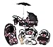 Twing - 3-in-1 Travel System con carrozzina, seggiolino auto, passeggino sportivo e accessori CON RUOTE GIREVOLI