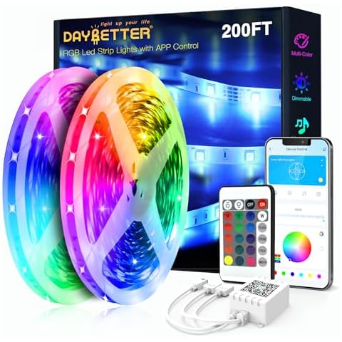 DAYBETTER 200ft LED Strip Lights Cover