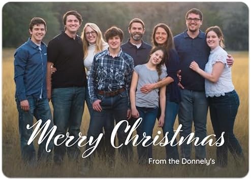 Custom Christmas Cards (15 to 200 Cards with Envelopes) Personali...